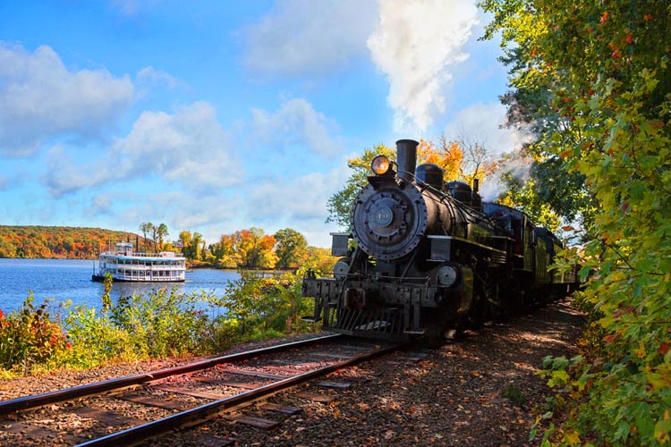 Essex Steam Train and Riverboat Cruise
