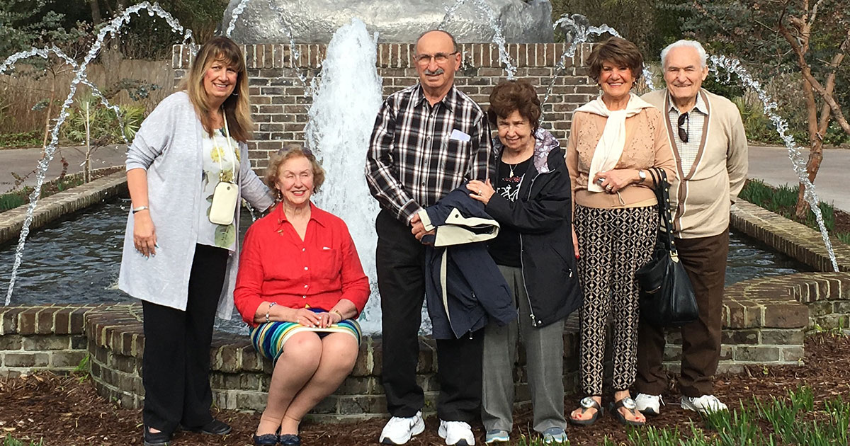 Senior Adults Traveling